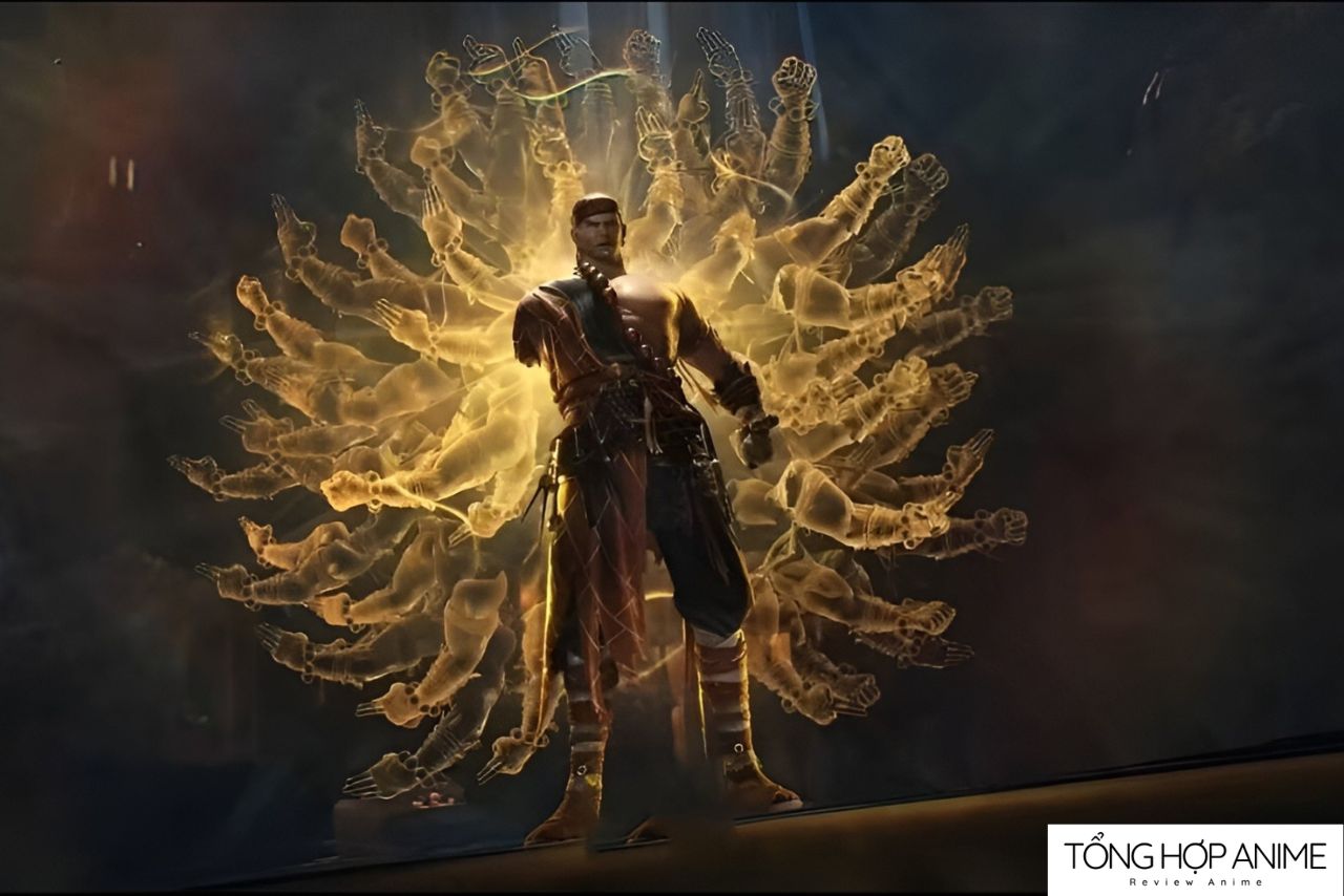 Mã Gia – hiện thân của Phật lực vô biên và ý chí giác ngộ giữa ánh vàng thiêng liêng.