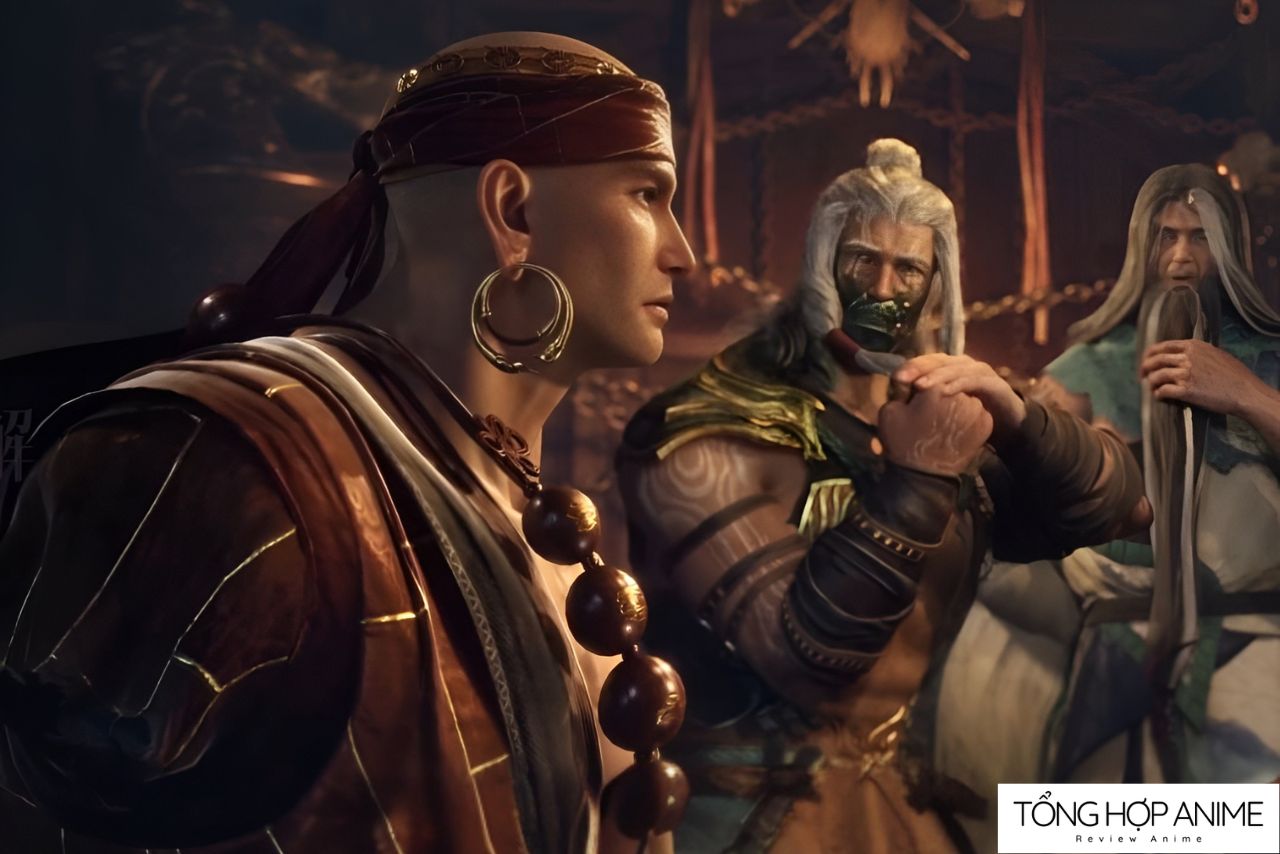 Hình ảnh Mã Gia (Lão Mã) trong một khoảnh khắc thi triển quyền pháp mạnh mẽ