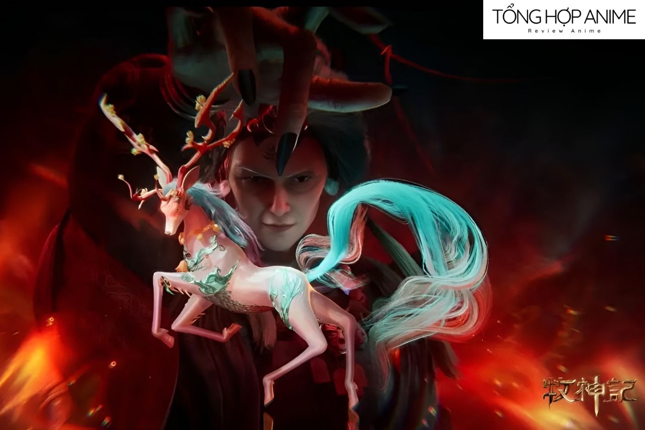 Một cảnh chiến đấu trong Mục Thần Ký manhua