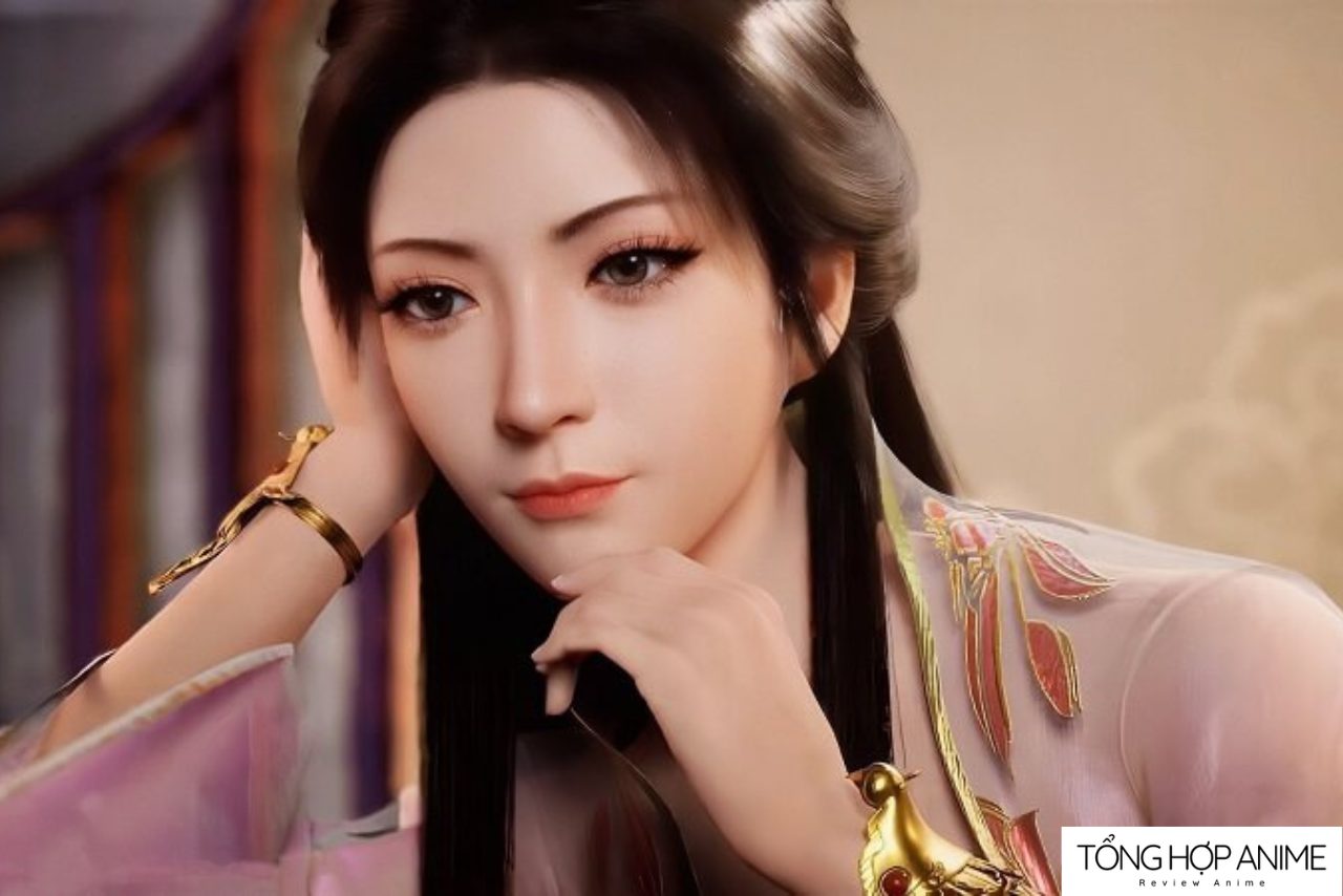 Nam Cung Uyển trong khoảnh khắc trầm tư, thể hiện chiều sâu nội tâm.