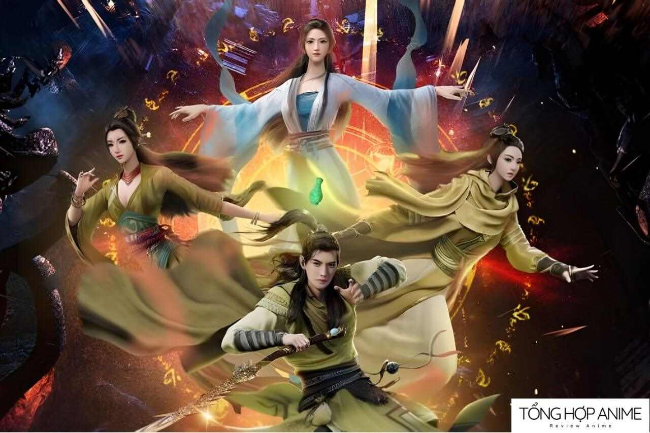 Hàn Lập cùng đồng đạo lĩnh ngộ pháp tắc luân hồi giữa tiên giới.